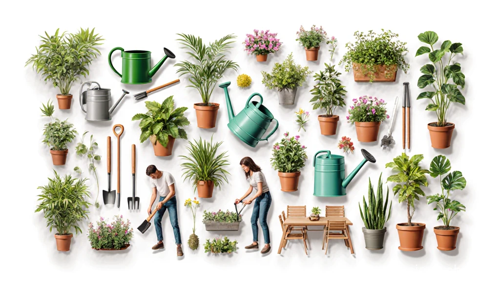 المنزل والحديقة